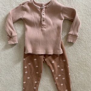 Rylee + Cru 3-6 months baby girl outfit